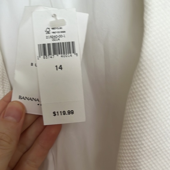 NWT White Banana Republic Blazer - Picture 5 of 7